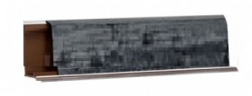 Плинтус LB-37, L=3000мм, каньон (черный) в Нюрбе - nyurba.katalogmebeli.com | фото