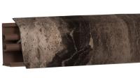 Плинтус LB-38, L=3000мм, мрамор бергамо темный в Нюрбе - nyurba.katalogmebeli.com | фото 1