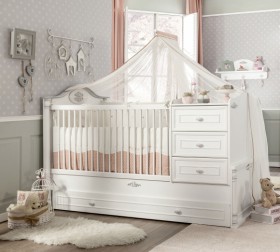 ROMANTIC BABY Детская кровать-трансформер 20.21.1015.00 в Нюрбе - nyurba.katalogmebeli.com | фото 2