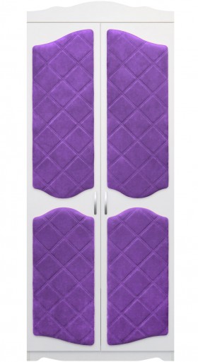Шкаф 2-х створчатый серии Иллюзия 32 фиолетовый в Нюрбе - nyurba.katalogmebeli.com | фото