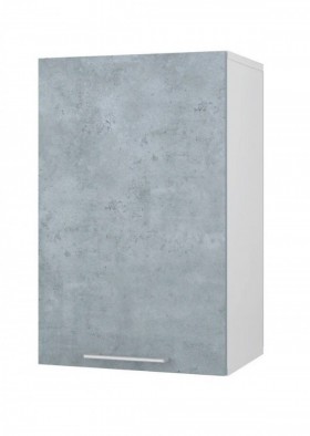 Шкаф 40 с фасадом Лофт (Камень Оленна/Белый) в Нюрбе - nyurba.katalogmebeli.com | фото