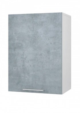 Шкаф 45 с фасадом Лофт (Камень Оленна/Белый) в Нюрбе - nyurba.katalogmebeli.com | фото