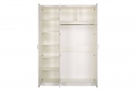 Шкаф для одежды 13.124 Ливерпуль (Белый, ясень ваниль НМ-1012-100 ПВХ) в Нюрбе - nyurba.katalogmebeli.com | фото 7