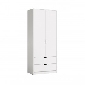 Шкаф для одежды 13.327 Уна (Белый) в Нюрбе - nyurba.katalogmebeli.com | фото