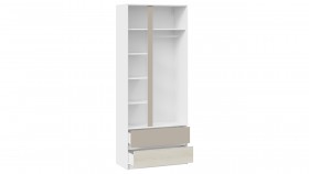 Шкаф для одежды комбинированный «Сканди» Дуб Гарден/Белый/Глиняный серый в Нюрбе - nyurba.katalogmebeli.com | фото 5