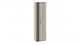 Шкаф для одежды «Нуар» тип 1 Фон серый/Дуб сонома в Нюрбе - nyurba.katalogmebeli.com | фото