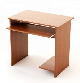 Компьютерный стол Малый упрощённый (Беленый дуб) в Нюрбе - nyurba.katalogmebeli.com | фото 2