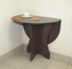 Стол кухонный Компакт (Венге темный) в Нюрбе - nyurba.katalogmebeli.com | фото