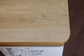 Стол с ящиками «Оксфорд» (Ривьера/Белый с рисунком) в Нюрбе - nyurba.katalogmebeli.com | фото 12