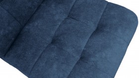 Стул «Аспен» К3 Черный муар/Микровелюр Wellmart Blue в Нюрбе - nyurba.katalogmebeli.com | фото 3