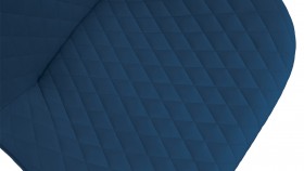 Стул «Оливер» К1С Черный муар/Велюр Confetti Blue в Нюрбе - nyurba.katalogmebeli.com | фото 3