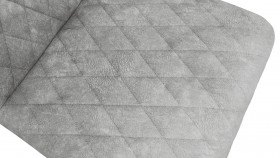 Стул «Стенли» К1С Черный муар/Микровелюр Wellmart Silver в Нюрбе - nyurba.katalogmebeli.com | фото 3