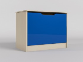 Ящик для игрушек Скай люкс (Синий/корпус Клен) в Нюрбе - nyurba.katalogmebeli.com | фото